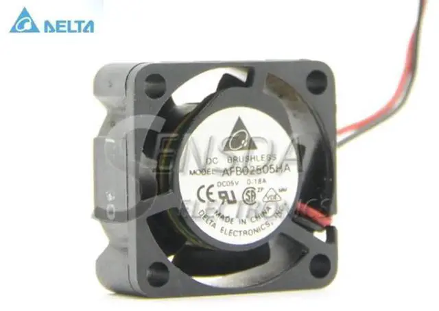 Alt view image 2 of 2 - 2510 Mini Cooling Fan Replacement for Delta AFB02505HA, DC 5V 0.18A 25x25x10mm 2.5CM Axial Cooler for Smallsize Electronics, 3D Printer, Instrument Equipment Heat Dissipation