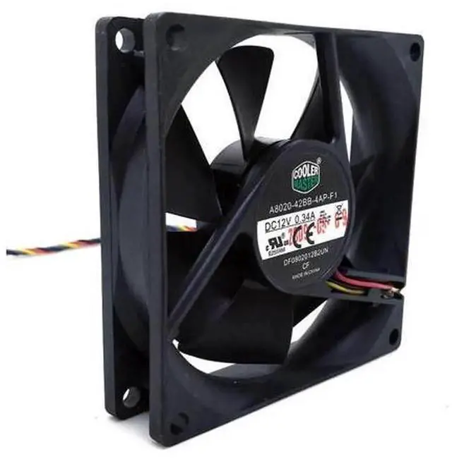 Main image of 80x80x20mm 4Wire PWM Computer Cooling Fan Replacement for A802042BB4APF1 DF0802012B2UN, DC 12V 0.34A 8CM Axial Fan for PC Case, Server Chassis, Industrial Equipment Heat Dissipation