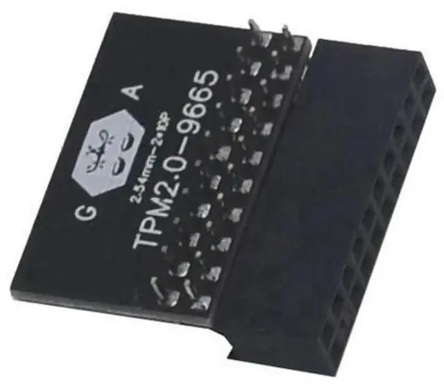 Alt view image 3 of 4 - TPM 2.0 Encrypted Security Module Board, TPM2.0 Security Cryptographic Module for Motherboard, Supports System Encryption, Secure Boot, Data Protection for PC Desktop Mainboard Upgrade
