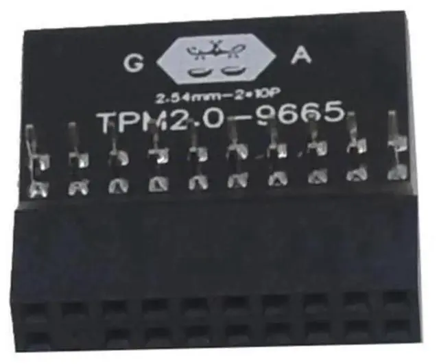 Alt view image 2 of 4 - TPM 2.0 Encrypted Security Module Board, TPM2.0 Security Cryptographic Module for Motherboard, Supports System Encryption, Secure Boot, Data Protection for PC Desktop Mainboard Upgrade