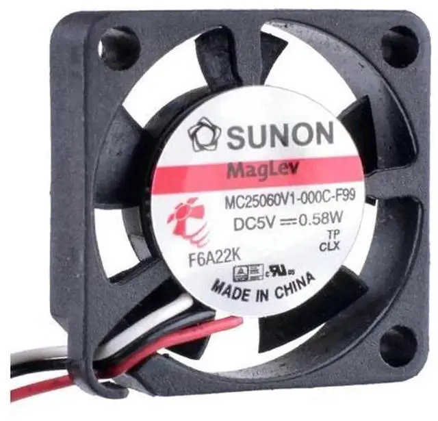 Main image of COOLING REVOLUTION MC25060V1000CF99 Mini Cooling Fan, 2506 25x25x6mm UltraSlim 25mm DC 5V 0.58W 3Wire Brushless Axial Fan for Router, SetTopBox, Small Electronic Device Heat Dissipation