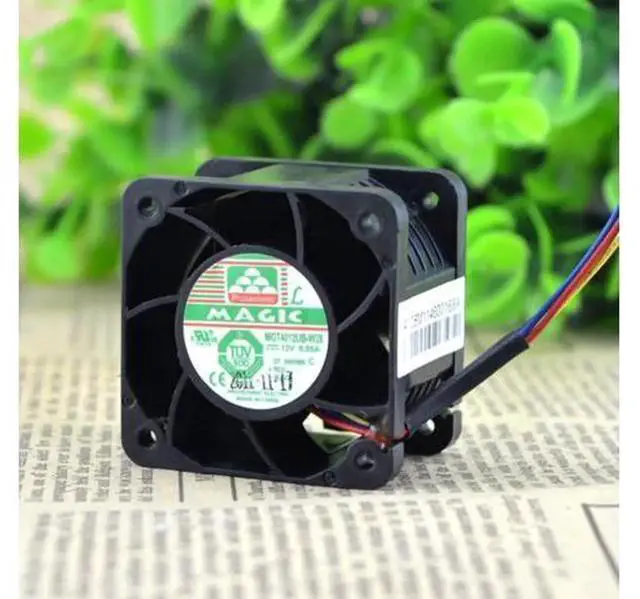 Main image of Replacement Cooling Fan for MAGIC MGT4012UBW28, 4028 40x40x28mm DC 12V 0.55A 4PWM Wire Axial Fan, HighAirflow Ball Bearing Fan for Server, Industrial Equipment, PC Case Heat Dissipation