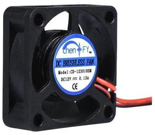 Alt view image 3 of 3 - 3D Printer 3010 Cooling Fan, 30x30x10mm 30MM DC Small Cooler Fan 5V 12V 24V 2Pin, Mini DC Fan DIY Reprap Accessories for JHead Hotend Extruder Heat Dissipation