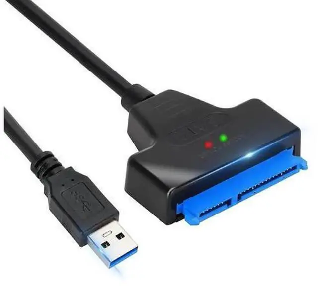 Main image of USB 3.0 to SATA III Adapter Cable with UASP Support, SATA to USB Converter for 2.5 Inch SATA SSD HDD, Portable Hard Drive Adapter Cable for 2.5" Laptop SolidState Drive & Hard Disk Data Transfer