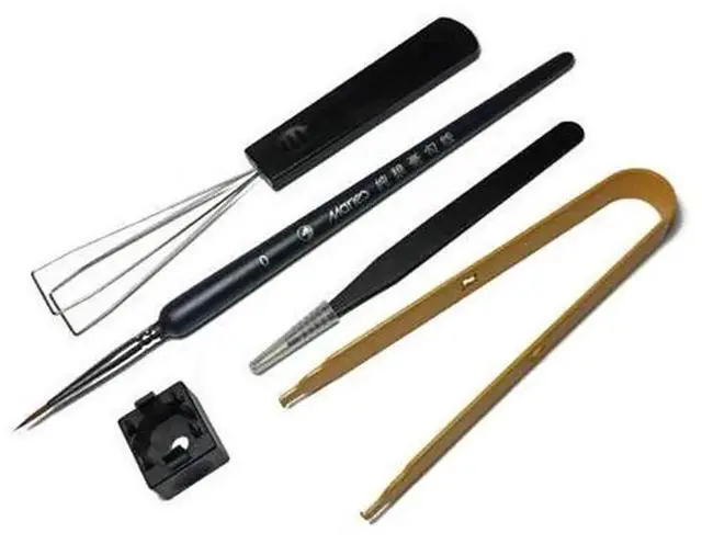 Alt view image 5 of 6 - Mechanical Keyboard Switch Opener Lubrication Kit 5Pieces, Keycap Puller Switch Opener Tool Set for Cherry MX Series Switches, DIY Keyboard Mod Accessory for Switch Opening Lubing Repair Work