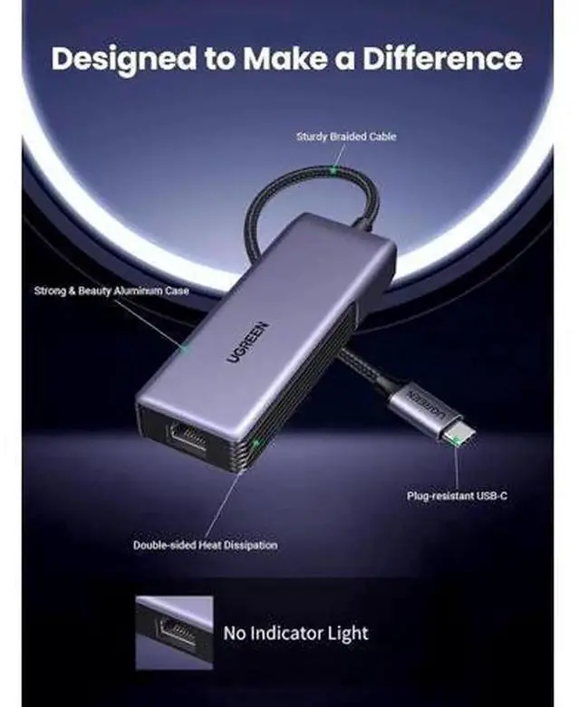 Alt view image 3 of 7 - USB External Sound Card with Physical Volume Control Knob, Separate 3.5mm Headphone and Microphone Port Audio Adapter, Driver Free Plug and Play Compatible with Windows Mac Linux Laptop Desktop PC