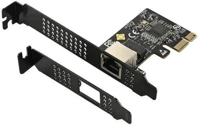 Alt view image 6 of 6 - PCIe 5.0 Gigabit Ethernet Expansion Card, PCI Express X1 RJ45 1000Mbps LAN Adapter for Desktop PC, Driver Supported for Windows 11/10/8.1/8/7, Windows Server 2022/2019/2016 and Linux OS