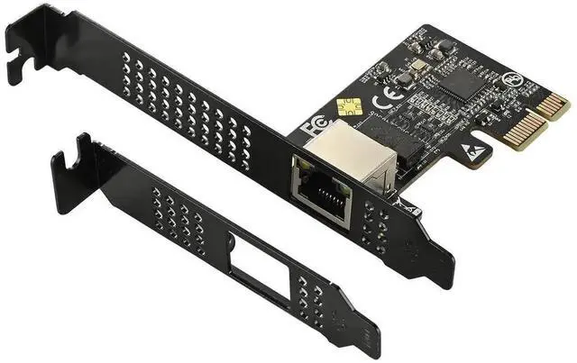 Main image of PCIe 5.0 Gigabit Ethernet Network Adapter Card, PCI Express x1 to 5Gbps RJ45 LAN Controller Card, Internal Desktop NIC Compatible with Windows 11 10 8.1 8 7, Windows Server 2022 2019 2016 and Linux OS