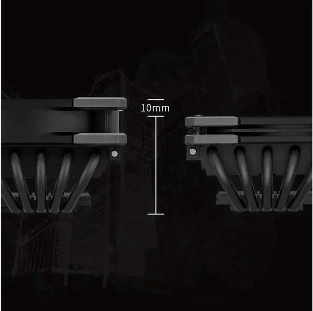 Alt view image 5 of 6 - ID-COOLING NO-12015-XT-ARGB 120mm Slim Case Fan, 15mm Thin Thickness PWM Speed Control 5V 3PIN Addressable ARGB Cooling Fan for CPU Radiator, Water Cooler and PC Computer Chassis