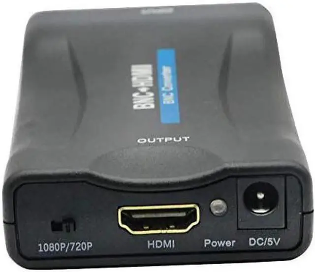 Alt view image 2 of 6 - BNC Female to HDMI 1080P Video Converter Adapter Box, Analog CVBS Signal to Digital HDMI Output for CCTV Security Camera, DVR, VCR and Analog Surveillance System, Does Not Support SDI Signal Input