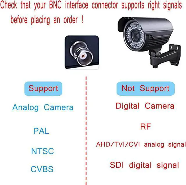 Alt view image 5 of 6 - BNC Female to HDMI 1080P Video Converter Adapter Box, Analog CVBS Signal to Digital HDMI Output for CCTV Security Camera, DVR, VCR and Analog Surveillance System, Does Not Support SDI Signal Input