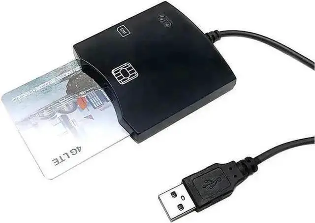 Alt view image 5 of 7 - N68 USB DOD Military CAC Smart Card Reader Writer Programmer with SDK Kit, EMV SIM eID Chip Card Reader, Fully Compatible with Windows System, Black Color