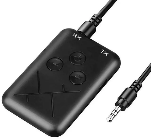 Main image of 2 in 1 Bluetooth 4.2 Audio Transmitter and Receiver Adapter with 3.5mm AUX Jack, Dual Mode Wireless Audio Dongle for TV, Car Stereo and Wired Speakers