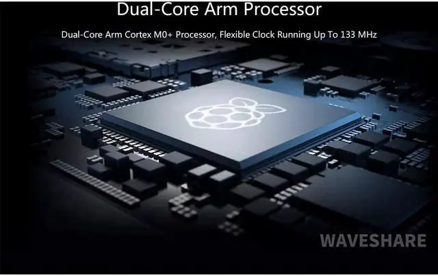 Alt view image 4 of 5 - 3 Pack RP2040-Zero Mini Development Boards, Raspberry Pi RP2040 Dual-Core Cortex-M0+ Microcontroller, Onboard 2MB Flash Storage, USB Type-C Interface, Supports C/C++ and MicroPython Programming