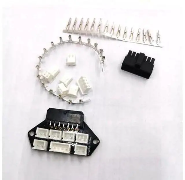 Alt view image 5 of 6 - Funssor V0.1 Mini Afterburner Extruder Toolhead PCB Board Dedicated Print Head Wiring Control Board Perfect Match Voron V0.1 3D Printer with NEMA14 Round Pancake Stepper Motor Full Terminal Kit Includ