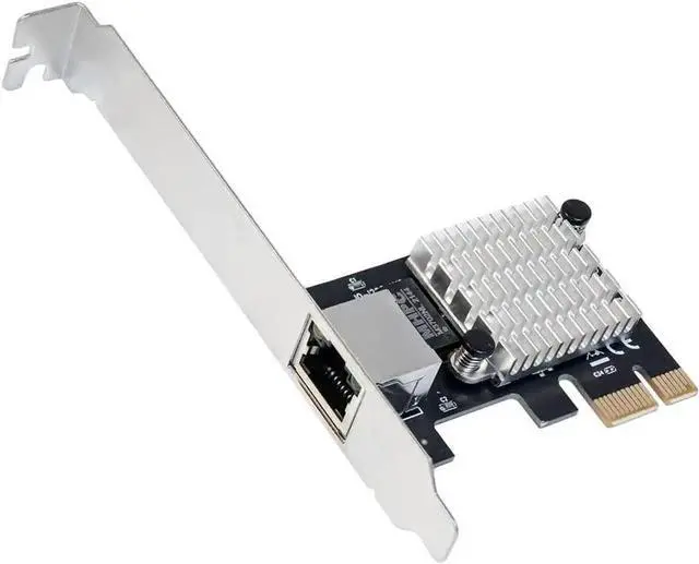 Main image of 2.5G PCIe Network Card Intel I225 Chipset, PCI Express RJ45 LAN Adapter 10/100/1000/2500Mbps Gigabit Ethernet NIC SY-PEX24076 for Desktop PC Gaming Server High Speed Network Expansion