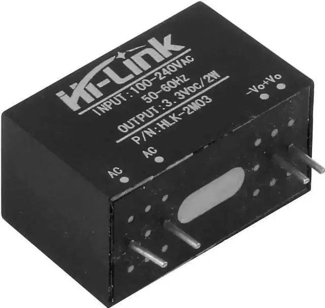 Alt view image 6 of 7 - HI-Link HLK-2M03 AC-DC Isolated Power Supply Module, 220V AC to 3.3V DC 600mA Step Down Buck Converter, Intelligent Household Switch Power Module Pack of 10 PCS