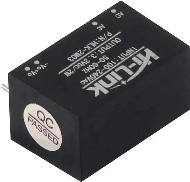 Alt view image 7 of 7 - HI-Link HLK-2M03 AC-DC Isolated Power Supply Module, 220V AC to 3.3V DC 600mA Step Down Buck Converter, Intelligent Household Switch Power Module Pack of 10 PCS