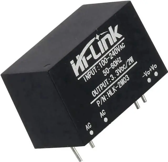 Alt view image 4 of 7 - HI-Link HLK-2M03 AC-DC Isolated Power Supply Module, 220V AC to 3.3V DC 600mA Step Down Buck Converter, Intelligent Household Switch Power Module Pack of 10 PCS