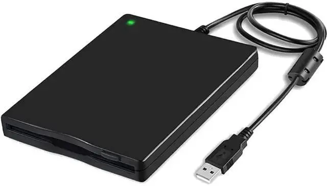 Main image of 3.5 Inch External USB Floppy Disk Drive 1.44MB Portable FDD Floppy Disk Reader, Plug and Play Retro Disk Reader for Laptop Desktop PC, Legacy Old Data Backup Industrial Equipment Program Transfer