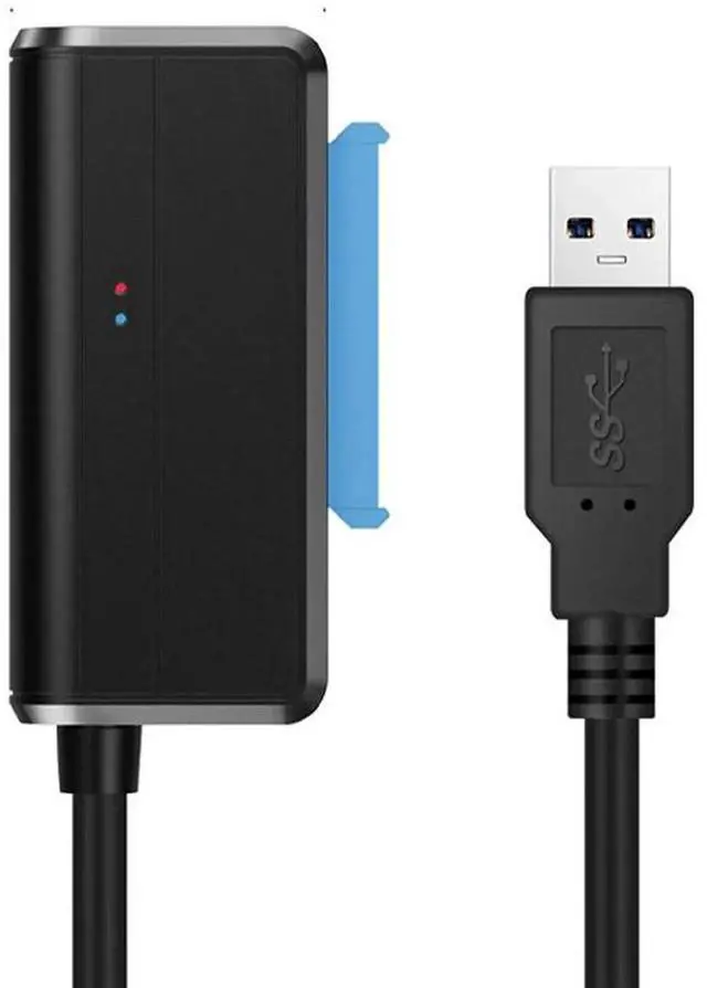 Main image of USB 3.0 to SATA Hard Drive Adapter Cable, External Converter for 2.5 Inch Laptop SSD HDD and 3.5 Inch Desktop Mechanical Hard Disk, High Speed Data Transfer Plug and Play Storage Connection Cord