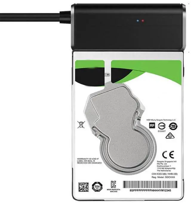 Alt view image 4 of 4 - USB 3.0 to SATA Hard Drive Adapter Cable, External Converter for 2.5 Inch Laptop SSD HDD and 3.5 Inch Desktop Mechanical Hard Disk, High Speed Data Transfer Plug and Play Storage Connection Cord