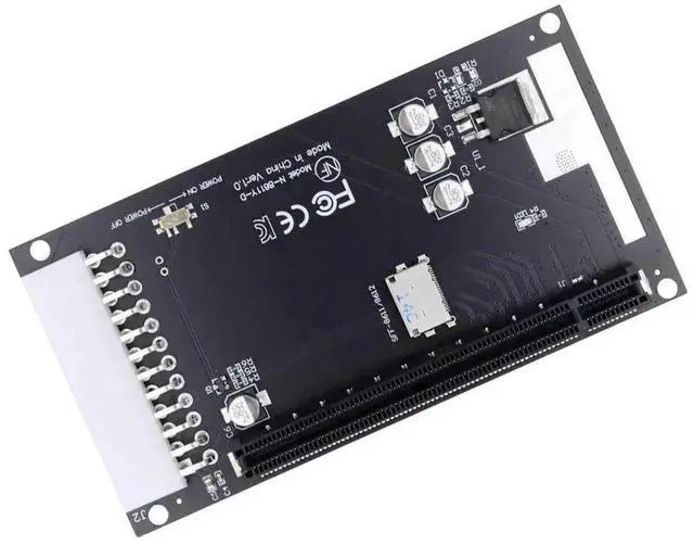 Main image of Oculink SFF-8611 SFF-8612 4X to PCIe x16 Graphics Card Adapter with ATX 24Pin Power Supply Port, PCIe 4.0 High Bandwidth eGPU Riser Card for ITX NUC Mini PC Laptop External GPU Motherboard Expansion