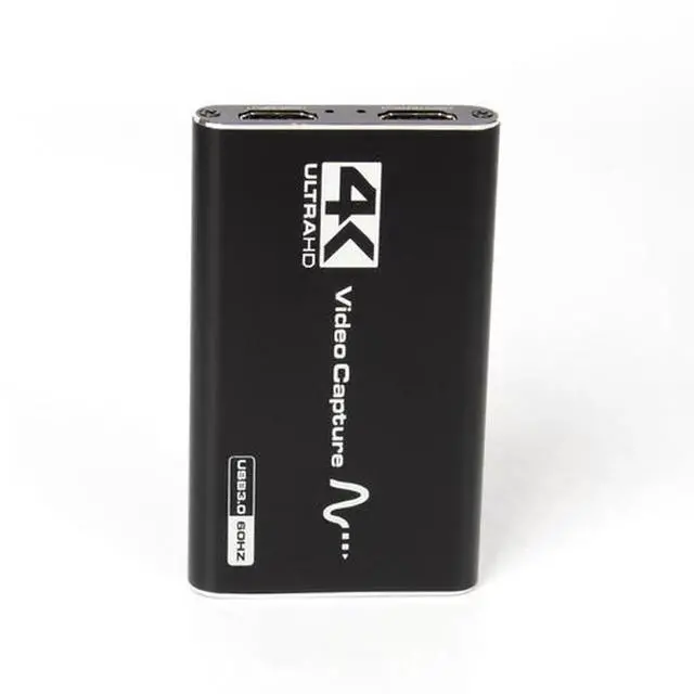 Alt view image 3 of 7 - Torpedo Nova USB 3.0 4K HDMI Video Capture Card with Zero Latency 4K Loop-Out, Supports 1080P@60FPS Game Recording, Built-in 3.5mm Microphone & Audio Input for OBS Live Streaming, Conference Broadcast