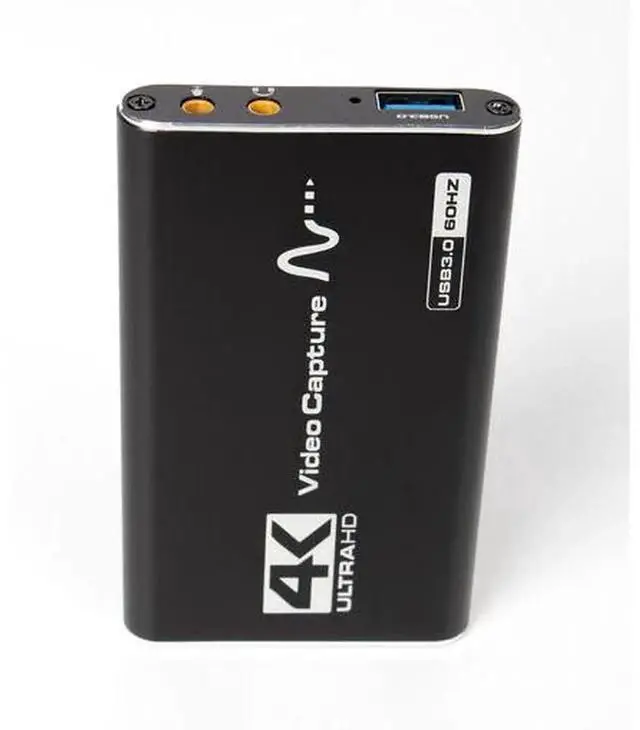 Alt view image 4 of 7 - Torpedo Nova USB 3.0 4K HDMI Video Capture Card with Zero Latency 4K Loop-Out, Supports 1080P@60FPS Game Recording, Built-in 3.5mm Microphone & Audio Input for OBS Live Streaming, Conference Broadcast