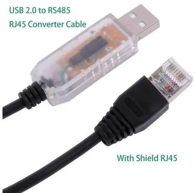 Alt view image 7 of 7 - Suamdoen USB to RS485 Modbus Communication Cable Replacement for ABB BCBL-01, Industrial Serial Adapter Programming Cord for ABB ACS380 Frequency Inverter Drive, Supports Drive Composer Software, Mult
