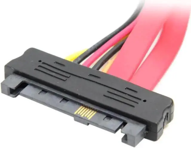 Alt view image 3 of 3 - 0.5M SFF-8482 SAS Extension Cable 29Pin Male to Female Connector Cord, SAS Hard Drive Data Power Integrated Extension Wire for Server SAS HDD Storage Array Connection