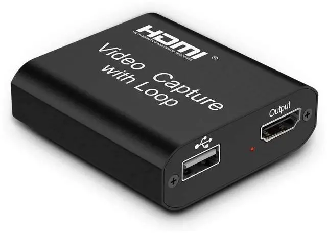 Main image of 4K HDMI Video Capture Card with HDMI Loop Out Port, 1080P Full HD Game Recording Capture Device for PC Game Live Streaming, Online Broadcasting, Video Conference and Teaching Recording