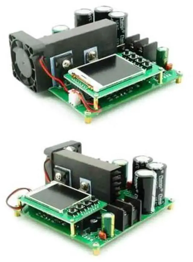 Main image of 900W 15A DC-DC Boost Converter Module with TFT Display, 8-60V Input to 10-120V Output CC CV Constant Current Voltage Step Up Power Supply Board