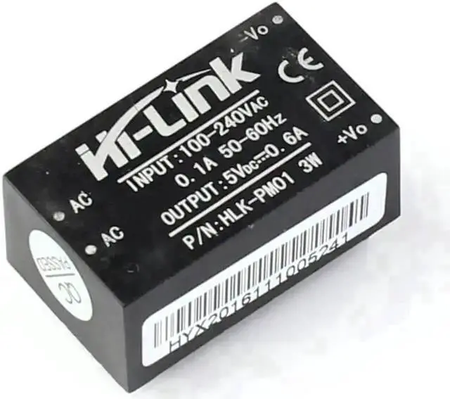 Alt view image 6 of 6 - Original HI-Link HLK-20M12 AC-DC Step Down Power Supply Module, 85-265V AC Input Convert to 12V DC 20W 1.66A Isolated Switching Converter Board for Smart Home IoT Industrial Control Electronic DIY Pro