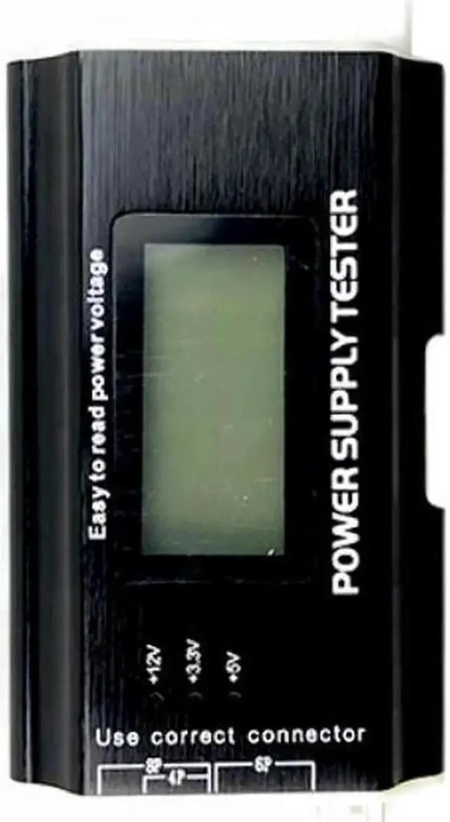 Alt view image 3 of 4 - Digital LCD ATX BTX PC Power Supply Tester, 20/24 Pin Motherboard PSU Voltage Checker with SATA HDD Port, Portable Voltage Diagnostic Tool for Desktop Computer Hardware Fault Detection and Repair