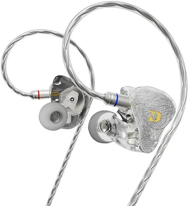 Main image of ND 001 4BA+1DD Hybrid Driver In Ear Monitor IEM Earphones, Professional HiFi Wired Earbuds with Deep Bass, Detachable Tangle-Free Cable for Stage Monitoring, Studio Recording & Audiophile Listening