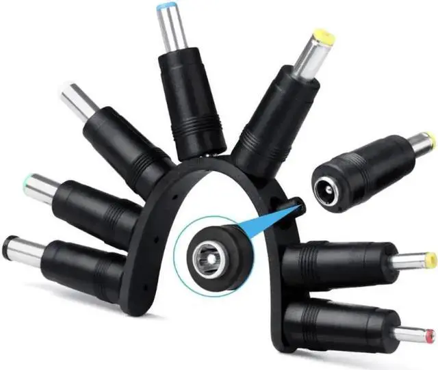 Alt view image 4 of 4 - Universal USB to DC Power Charging Cable 5V Output, Multi Tips DC Adapter Cord with 5.5x2.1mm, 3.5mm, 4.0mm, 4.8mm, 6.4mm Plugs, Replacement Power Supply Wire for Router, LED Strip, Small Electronics