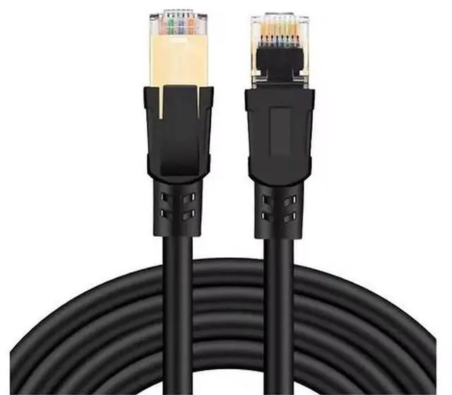 Main image of Torpedo Nova SFTP Shielded Cat8 Round Ethernet Cable 5M, 40Gbps 2000MHz Pure Copper LAN Patch Cord with Molded RJ45 Plug for Gaming PC, Server, Data Center & 8K Video Transmission