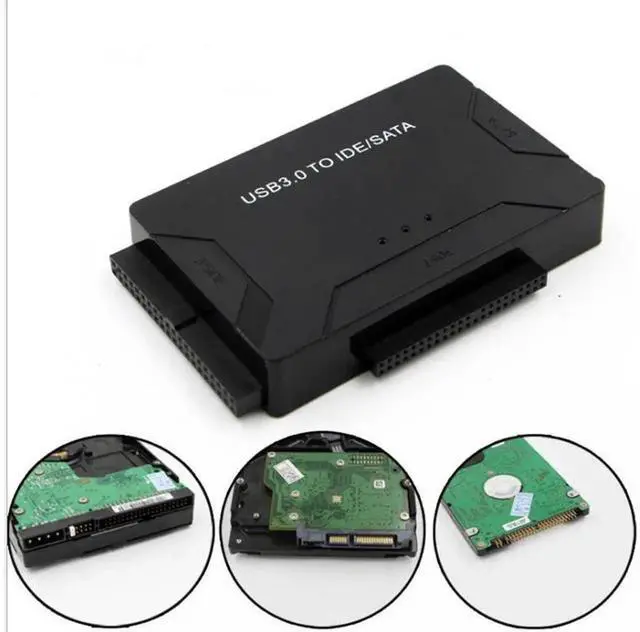 Alt view image 7 of 7 - USB 3.0 to IDE SATA 4 in 1 Hard Drive Adapter Converter Supports 2.5/3.5 Inch HDD SSD Up to 8TB Max Capacity External Disk Data Transfer Dock for Desktop Laptop Hard Disk File Backup & Recovery
