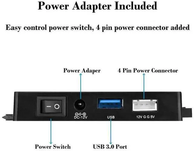 Alt view image 4 of 7 - USB 3.0 to IDE SATA 4 in 1 Hard Drive Adapter Converter Supports 2.5/3.5 Inch HDD SSD Up to 8TB Max Capacity External Disk Data Transfer Dock for Desktop Laptop Hard Disk File Backup & Recovery