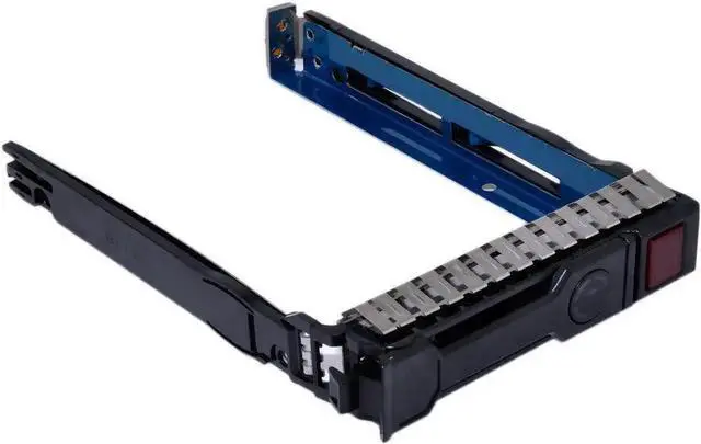 Alt view image 2 of 3 - 2.5 Inch SFF SAS SATA Hard Drive Caddy Tray P/N 651687-001 651699-001 Hot Swap HDD Carrier for HP ProLiant DL160 Gen8 DL320e Gen8 DL360e Gen8 Server Storage Upgrade Replacement Bracket