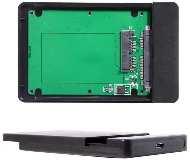 Alt view image 3 of 7 - USB 3.1 Type-C to 1.8 Inch Micro SATA 16Pin 7+9 SSD Adapter Cable, 5Gbps High Speed Micro SATA to USB-C Converter for External 1.8" Micro SATA Solid State Drive Enclosure