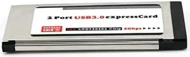 Alt view image 5 of 6 - PCI Express to Dual USB 3.0 Laptop ExpressCard Adapter, 5Gbps 2-Port USB3.0 Expansion Card for 34mm NEC ExpressCard/PCMCIA Slot, High Speed Peripheral Converter for Notebook Computer