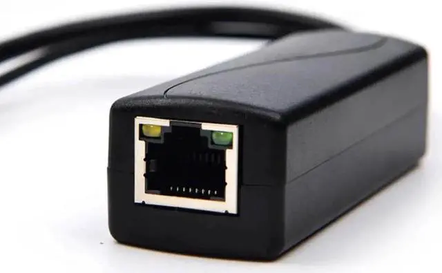 Alt view image 3 of 4 - IEEE 802.3af PoE Splitter 48V to 5V 2.4A USB-C Output, 10/100Mbps Power Over Ethernet Converter, PoE Injector Adapter Delivers Power & Data Simultaneously for USB-C Powered Devices