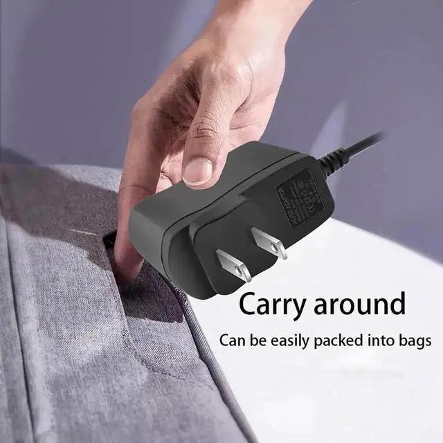 Alt view image 5 of 6 - DC 5V 1A 5W AC DC Power Supply Adapter, 50/60Hz Input with Dual DC Plugs 3.5x1.35mm & 5.5x2.5mm Male Connectors, Universal 1000mA Wall Charger for Small Electronic Devices