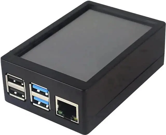 Alt view image 5 of 7 - 3.5 Inch TFT LCD Touch Screen Monitor Kit with Cooling Fan, Touch Stylus and Protective Case, HDMI Interface Display Compatible with Raspberry Pi 4B 3B 3B+ Single Board Computers