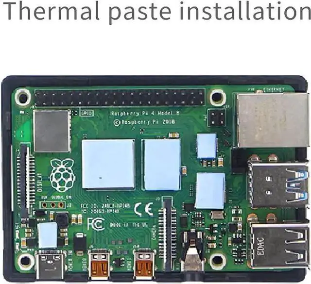 Alt view image 2 of 7 - 3.5 Inch TFT LCD Touch Screen Monitor Kit with Cooling Fan, Touch Stylus and Protective Case, HDMI Interface Display Compatible with Raspberry Pi 4B 3B 3B+ Single Board Computers