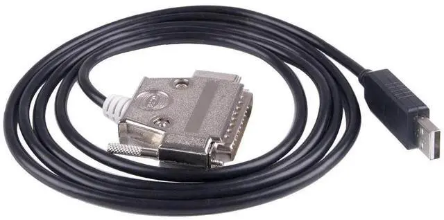 Alt view image 7 of 7 - FTDI Chip USB to RS232 Serial Adapter Cable with DB25 25 Pin Male Connector, Industrial Grade USB Convert to DB25 RS232 Cord for Legacy Devices PLC Equipment Debugging