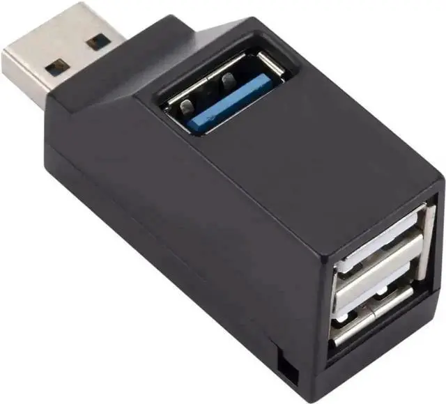 Main image of 5 Pack Mini Whistle Shape USB Hub, Portable 3-Port USB 2.0 High Speed Splitter Extender Adapter, Compact USB Multiport Expander for Desktop Laptop PC Office Travel Accessories