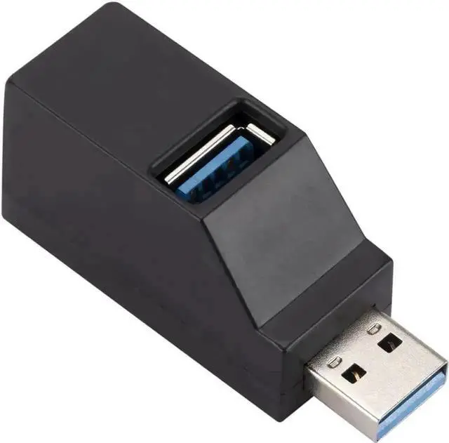 Alt view image 3 of 6 - 5 Pack Mini Whistle Shape USB Hub, Portable 3-Port USB 2.0 High Speed Splitter Extender Adapter, Compact USB Multiport Expander for Desktop Laptop PC Office Travel Accessories